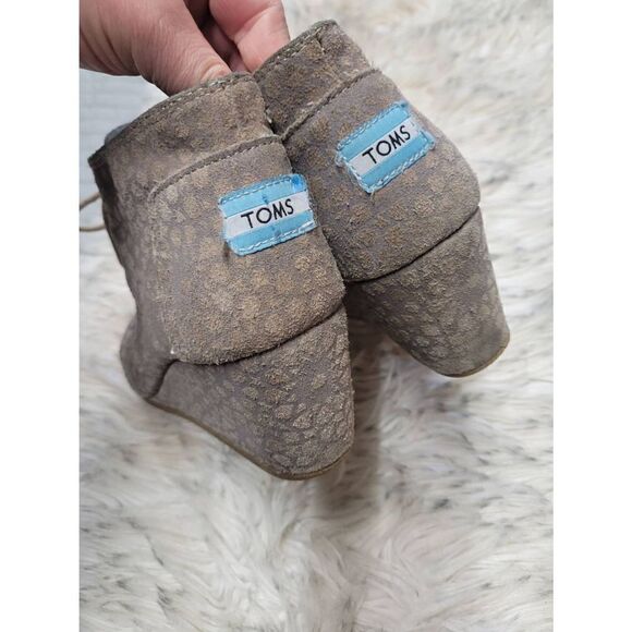 Toms Moroccan Desert Wedge Bootie, Women's 9 - Picture 3 of 6